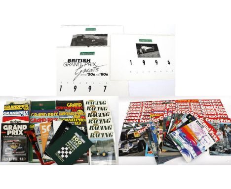 Magazines: A box containing approximately fifty Grand Prix International magazines, dating from the early 1980s; a box contai