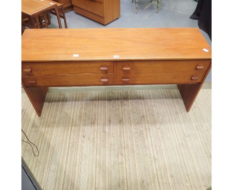 Mid Century Teak Console/Sideboard/Dressing Table designed by Ron Carter for the Cantata range produced by Stag Furniture who
