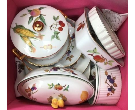 A collection of Royal Worcester Evesham dinner and kitchen wares