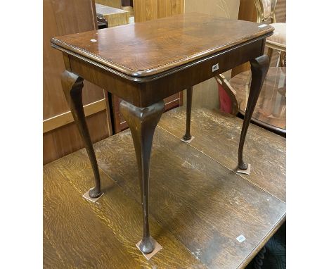 MAHOGANY CARD TABLE