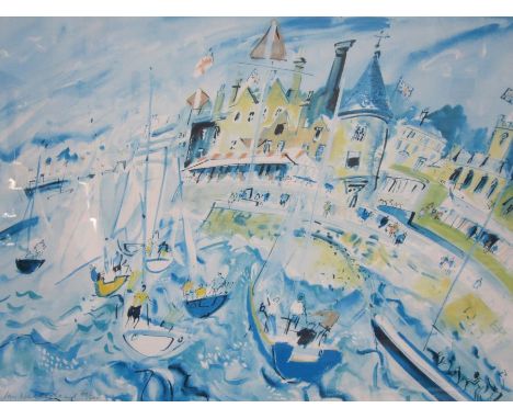 Ian Weatherhead (b.1932) Limited edition print Harbour scene, no.89/300, signed in pencil lower left, 37.5cm x 52cm 