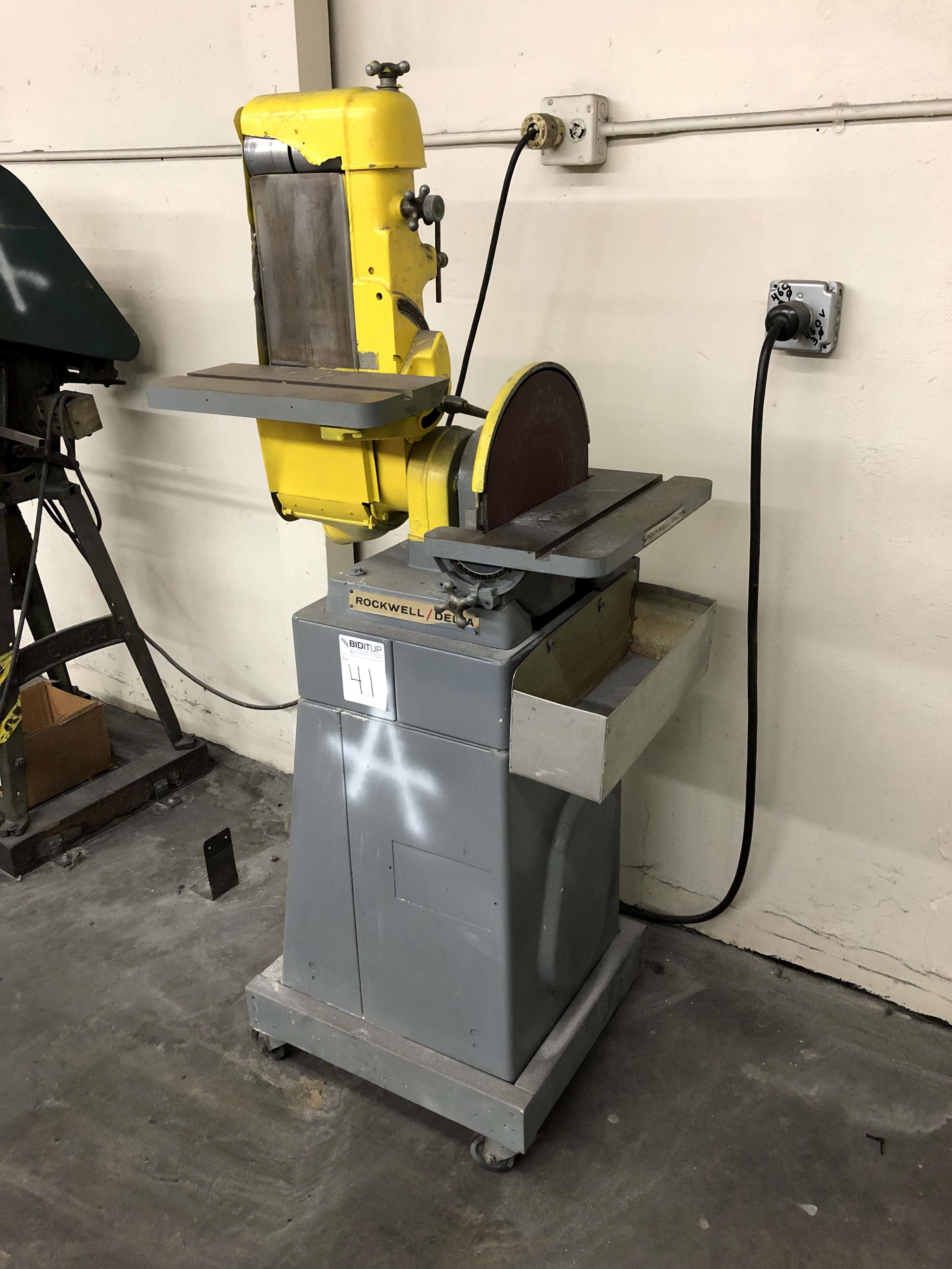 Rockwell/Delta 6" Vertical Belt Sander & 12" Disc Sander, Series No. 31
