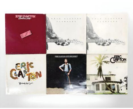 Eric Clapton - Another Ticket RSD 5008, Slow Hand RSO 2479 201 (X2), Behind the Sun 925 166-1, Just One Night RSDX 2, and 461