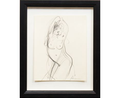 * PETER HOWSON OBE,SALOMEpencil on paper, signed 19cm x 15cm Framed and under glassProvenance: From a Glasgow gentleman's pri