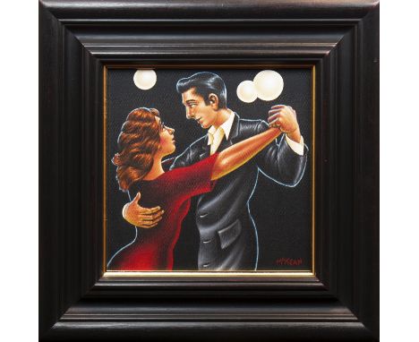 * GRAHAM MCKEAN,DINNER DANCEoil on canvas, signed30cm x 30cmFramed