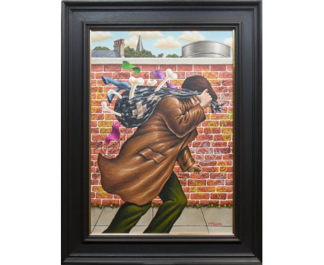 GRAHAM H D MCKEAN,THE RAG AND BONE MANoil on canvas, signed; further signed and titled verso70cm x 50cmFramed