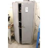 Steel cabinet w/ contents 36" x 18" x 72"