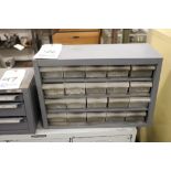 Dowel pins w/ bin cabinet