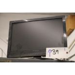 Flatscreen TV w/ antenna, works