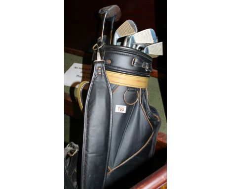Regal cased set of vintage golf clubs