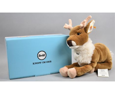 A Boxed Steiff Renny Reindeer 