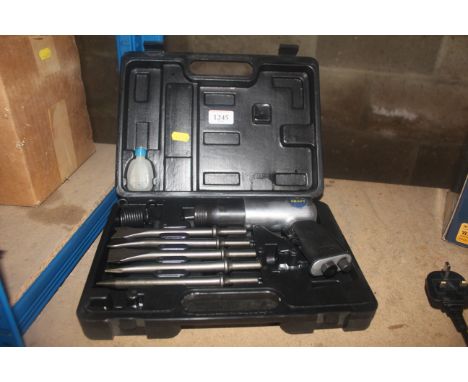 A Power Craft set of breaker tools in fitted plastic case 