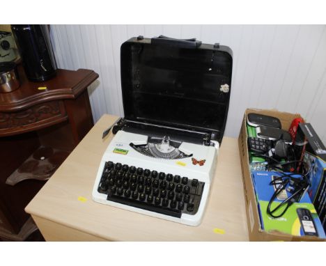 A Brother 100 portable typewriter 