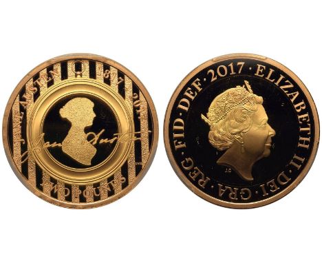 UNITED KINGDOM. Elizabeth II, 1952-2022. Gold 2 Pounds, 2017. Royal Mint. Proof. Commemorating 200 years since the death of G