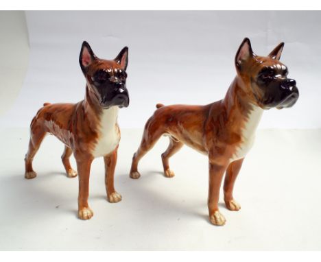 Two Goebel Great Danes marked 1968 approx 17cm high 