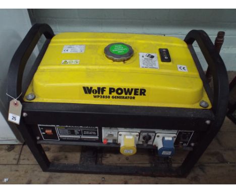 Wolf Power WP2850 petrol engine Generator 