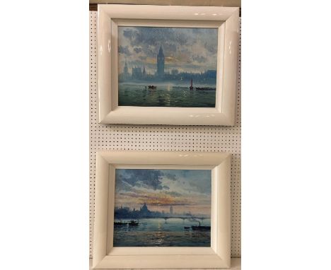 Two Impressionist School Limited Edition Oleograph Prints, indistinctly signed 'John Pape'? verso and numbered 10/195 each, f