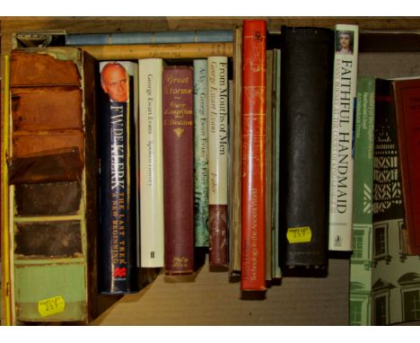 History and Biography to include British sports and sportsmen, leather bound, motoring and aviation, c.1920, etc