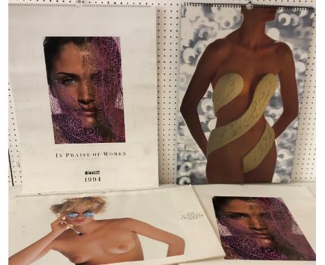 Four Pirelli Calendars - Dates: 1986 (No. 023012), 1992 (No. 25586) and two copies of 1994 (No. 43191 and No. 43286) (4) 