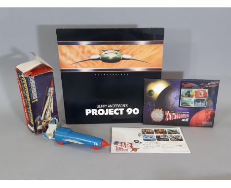 1960's Thunderbird 1 boxed toy with friction motor (working) by Molto, made in Spain ref 631 together with Thunderbirds issue