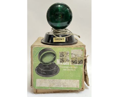A vintage 'Mediflash' British Medical Association 'emergency light for doctors' with original box (h- 19cm)&nbsp;