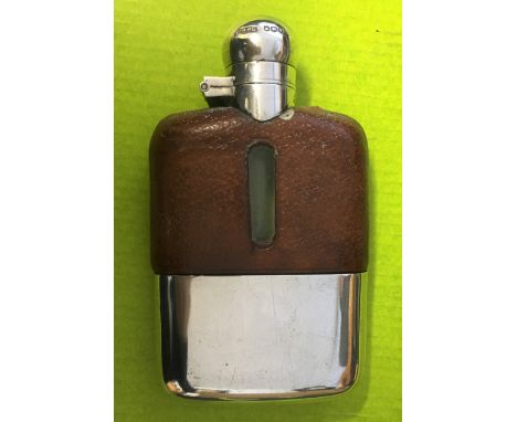 SHEFFIELD SILVER HIP FLASK