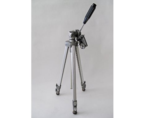 A Velbon camera tripod stand, folded L55cm.