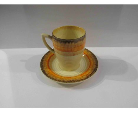 A Clarice Cliff cup and saucer