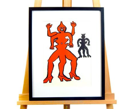 Alexander Calder (1898-1976), 'Critters', print after a lithograph from 'Derriere Le Mirroir', 1975, the original printed by 