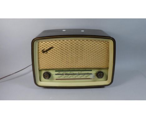 A Vintage Ferguson Three Band Radio, 45cm Wide 