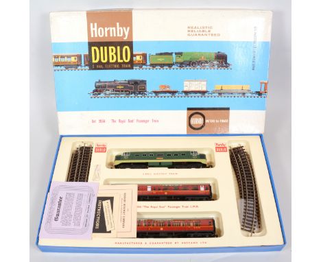 Hornby Dublo OO gauge model railway set, 2034 The Royal Scot Passenger Train, with 'Crepello' D9012 diesel locomotive, E35173