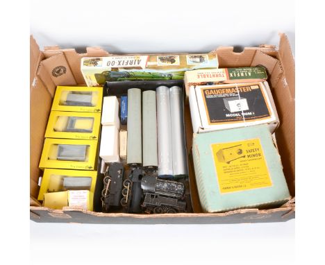 Trix Trains OO gauge locomotives and other OO gauge; one box including three Trix locomotives; Airfix locomotive; Airfix Even