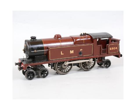 Hornby O gauge model railway tank locomotive, converted to electric with ACE Trains motor, No.2 Special, LMS 4-4-2, 6954, mar