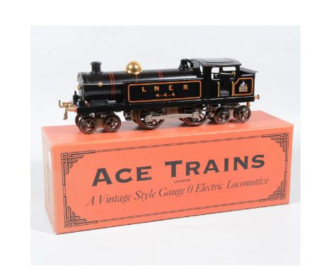 ACE Trains O gauge electric locomotive, LNER, 4-4-4, 68, black, boxed with instructions.