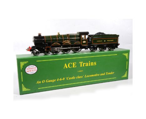 ACE Trains O gauge electric locomotive with tender, E/7/2 new version, GW 4-6-0, Castle Class, 'Cardiff Castle', 4075, green,