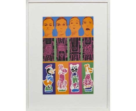 * SIR EDUARDO PAOLOZZI KBE RA HRSA (SCOTTISH 1924 - 2005),SECRETS OF THE INTERNAL COMBUSTION ENGINEscreenprint on paper, sign