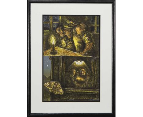 * PETER HOWSON OBE (SCOTTISH b. 1958),MOTHlithograph on paper, signed, titled, dated '86, and numbered artist's proofimage si