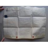 Recht.- Großbritannien.- Handschriftlicher Mietvertrag zwischen Thomas Herod und Henry Denis für