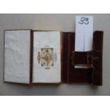 Stammbücher.- 'Souvenir'. Stammbuch aus der Familie Lauer. Meist Leipzig, 1839-1848. 46 Blätter