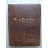 Gästebuch des Parkhotel Bad Salzuflen. Mit zahlreichen handschriftlichen Eintragungen, u.a. von