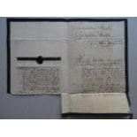 Schleswig-Holstein.- Amoene Gräfin zu Castell und Rantzau (1732 - 1802). Handschriftlicher Brief mit