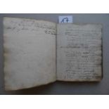 Schleswig-Holstein.- Husberger Brandgilde. 1777 - 1871. Handschriftliches Mitgliederverzeichnis.