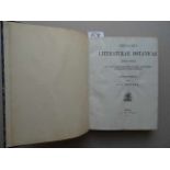 Bibliographie.- Pritzel, G.A. Thesaurus literaturae botanicae omnium gentium inde a rerum