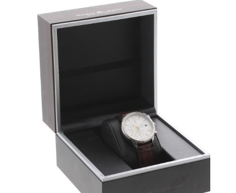 Maurice Lacroix Les Classiques chronograph automatic stainless steel gentleman's wristwatch, ref. LC 6058, serial. no. AR 3xx