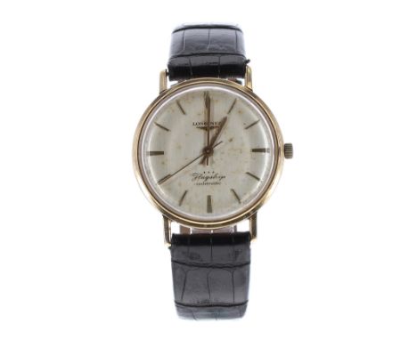 Longines Flagship *** automatic gentleman's wristwatch, ref. 3413, London 1965, serial no. 133664xxx, silvered dial with appl