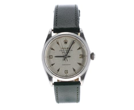 Rolex Oyster Perpetual Air-King Precision stainless steel gentleman's bracelet watch, ref. 5500, circa 1965, serial no. 1355x