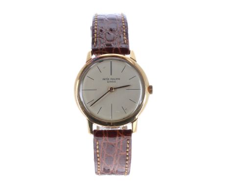 Patek Philippe Calatrava 18ct gentleman's wristwatch, ref. 2539, circa 1960s, the circular dial with baton markers, cal. 23-3