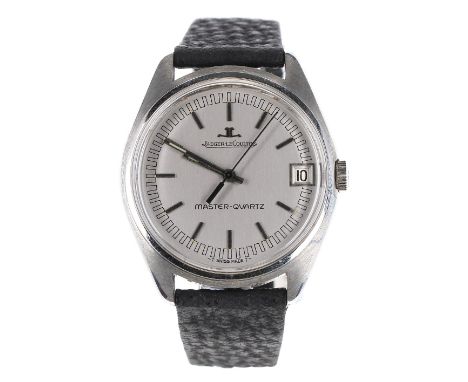 Jaeger LeCoultre Master-Quartz stainless steel gentleman's wristwatch, ref. 23303-42, serial no. 1325411, circular silvered d