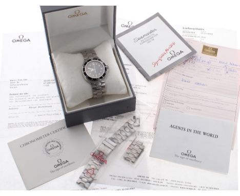 Omega Seamaster Chronometer 200M 'Pre Bond' automatic stainless steel gentleman's bracelet watch, ref. ST 368.1062, circa 198