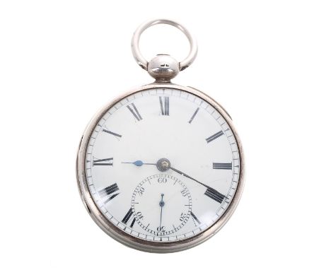 George IV silver lever pocket watch with Massey II escapement, London 1824, unsigned fusee movement with three arm balance, B